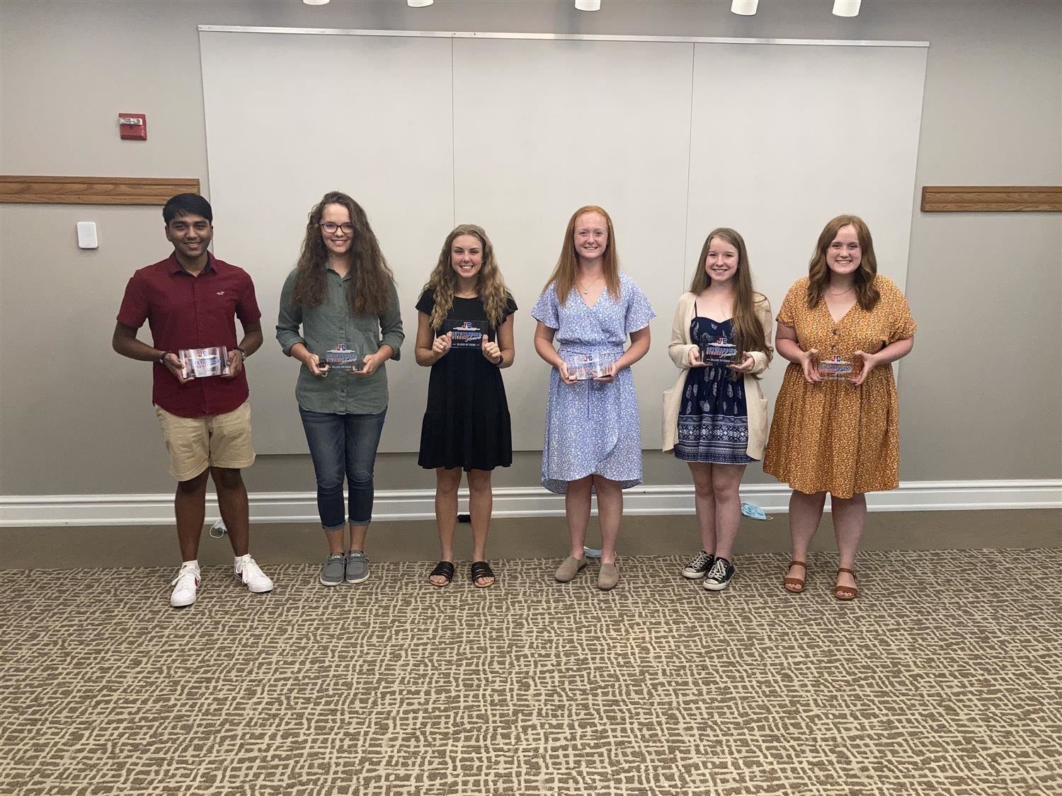 Outstanding Student Award September 2021